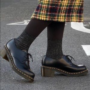 Dr Marten Amory Wanama leather heeled shoes